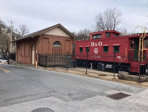 The train station in Ellicott Mills