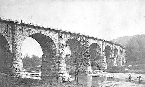 The Thomas Viaduct bridge in Patapsco Valley State Park