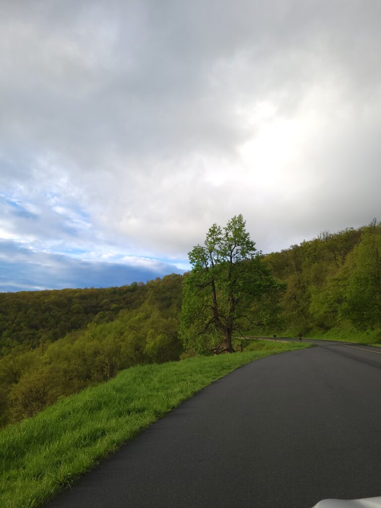 Beautiful scenery in Shenandoah National Park