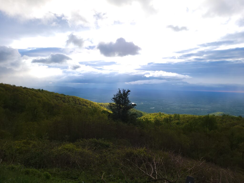 Isolated parts of Shenandoah National Park
