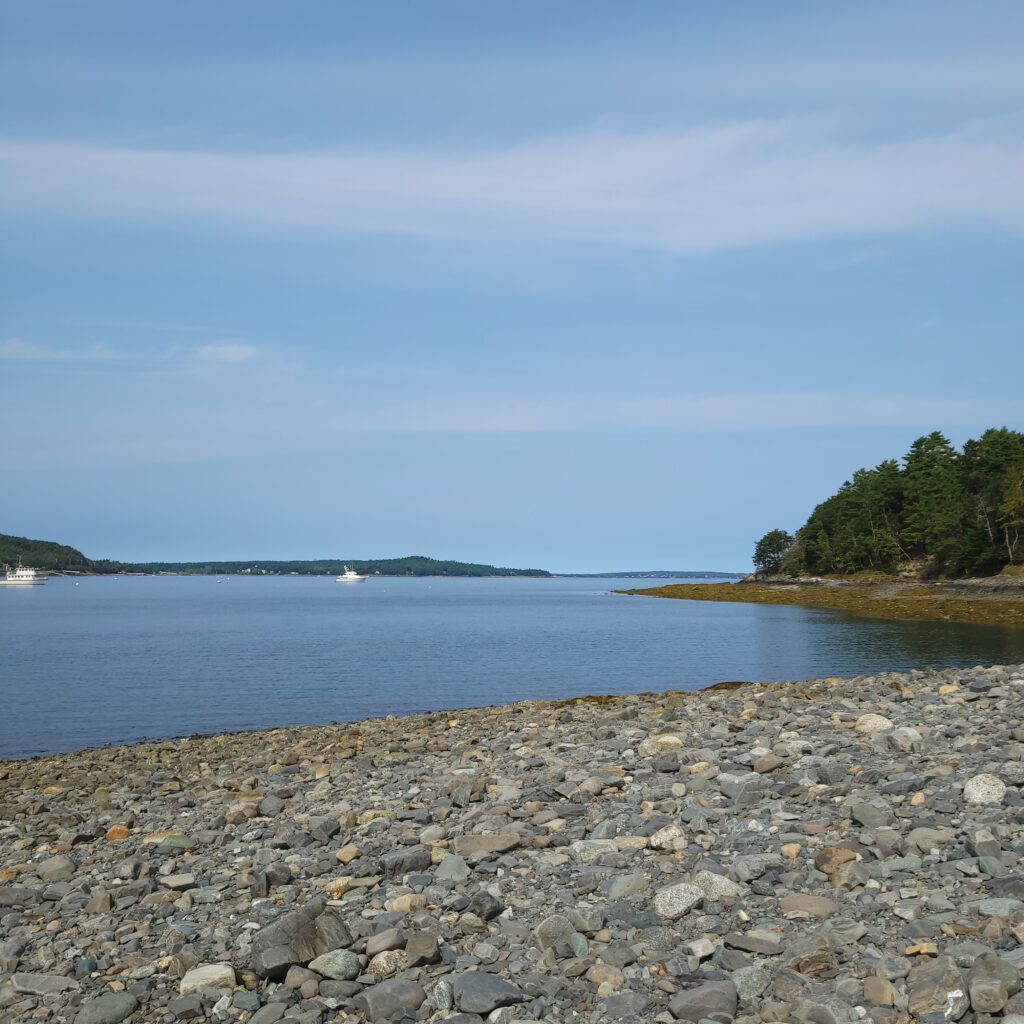 Beautiful coastline in Acadia.