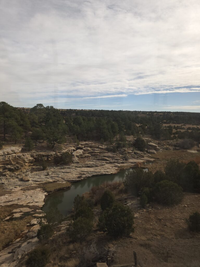 Views in Arizona from the train